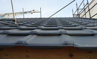 屋根工事の完成(2) 屋根工事の完成(2)