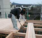 施工のようす【京都大学ナノハウス】 施工のようす【京都大学ナノハウス】
